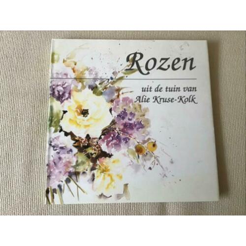 Rozen in de tuin aquarelboek