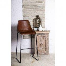 Barstoel la sol zwart leer nu 149€ Giga meubel