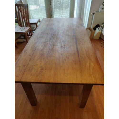 Prachtige teak eettafel (evt + stoelen)