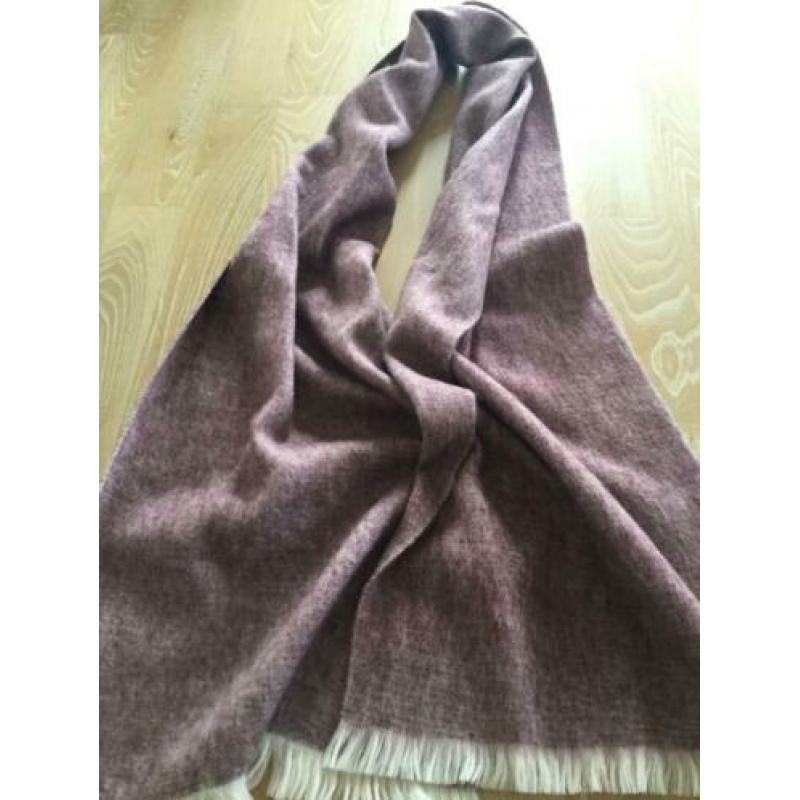 Bufandy Amsterdam alpaca sjaal mauve canvas paars roze nieuw