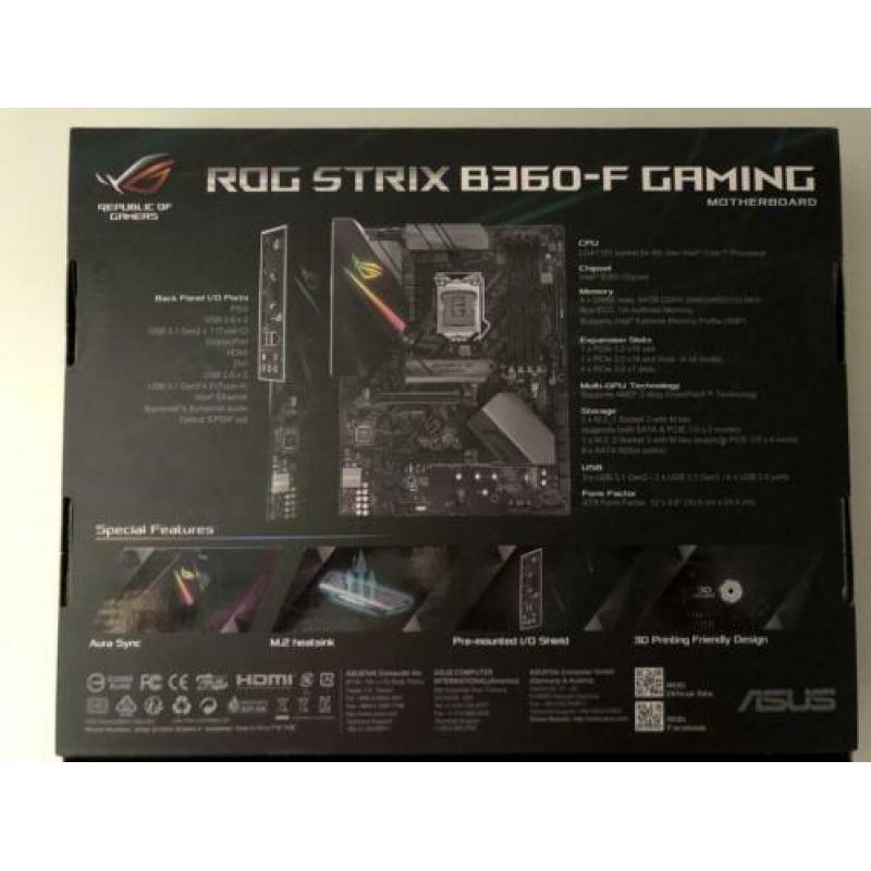 Asus ROG STRIX B360-F gaming motherboard