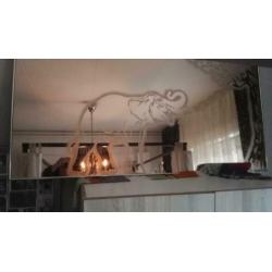 Spiegel bronskleur 1m×150