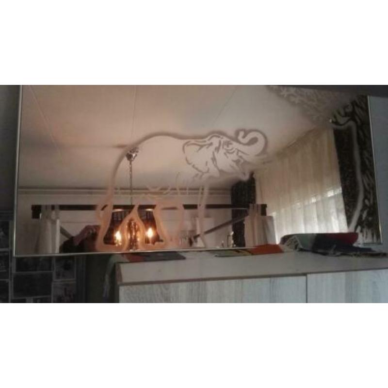 Spiegel bronskleur 1m×150