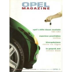 autofolder Opel Magazine nr.3 september 1997