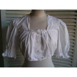 tiroler dirndl jurk schort blouse maat 42 nr MM 1156