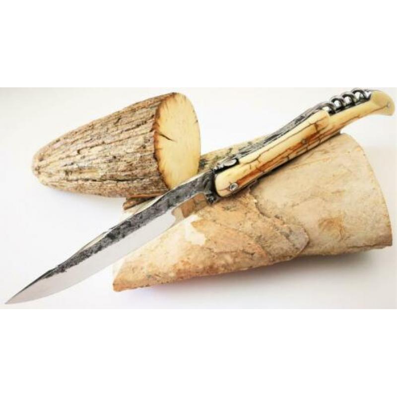 Nw Laguiole Mes, Zakmes DAVID DAUVILLAIRE Ivoir Mammoet 22cm