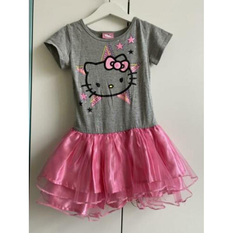 Hallo kitty tule jurkje mt 110/116 zgan