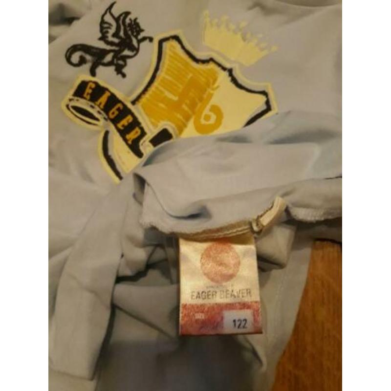 Eager beaver tshirt maat 122