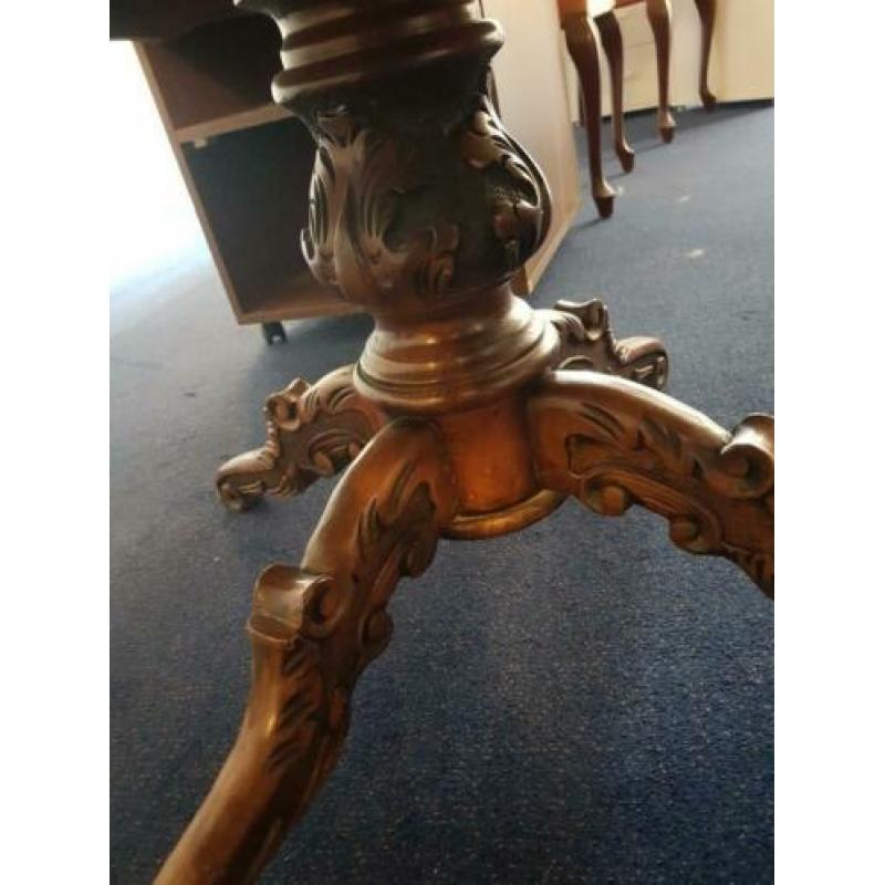 antieke houten salontafel