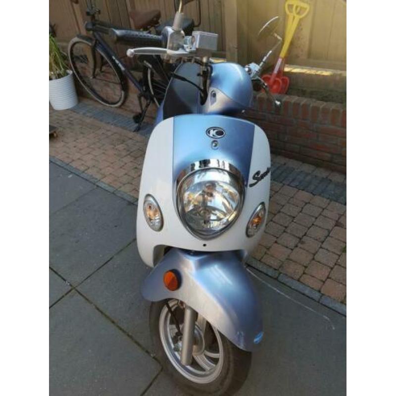 Kymco Sento 4takt 25 km, blauw kenteken