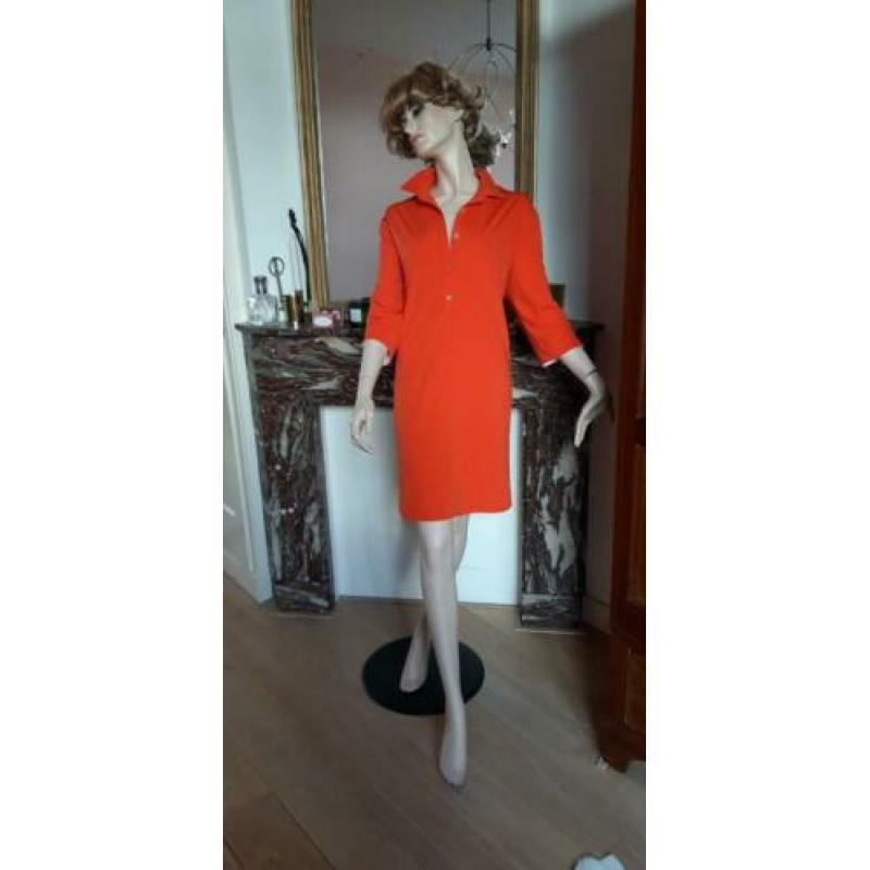 Mooie Oranje jurk van LABEL NICK.mt 42