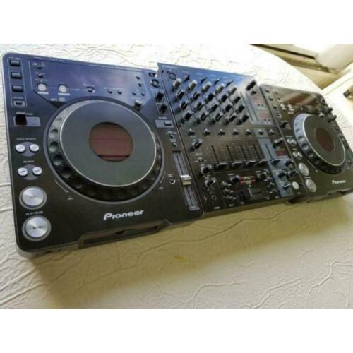 2x CDJ1000mk3 + DJX750 DJ set cdj 1000 mk3 CDJ1000 2000 djm
