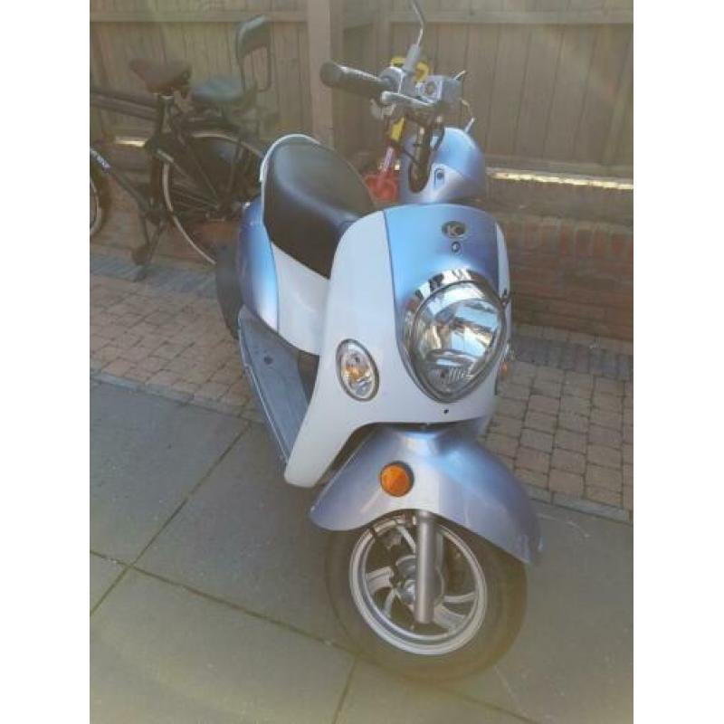 Kymco Sento 4takt 25 km, blauw kenteken