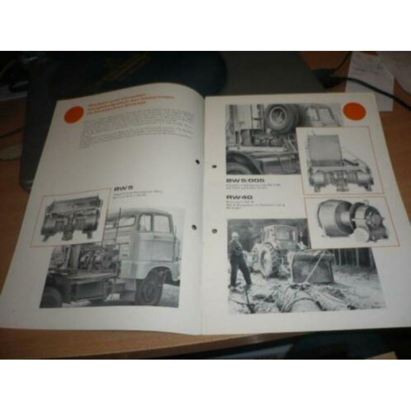Folder Seilwinden fur die Forstwirtschaft uit 1977