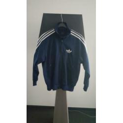 Origineel blauw Adidas jack maat S/M.