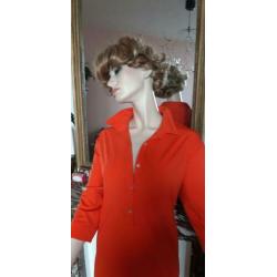 Mooie Oranje jurk van LABEL NICK.mt 42