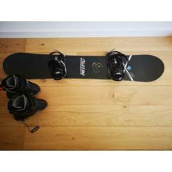 Nitro snowboard + Burton schoenen maat 44