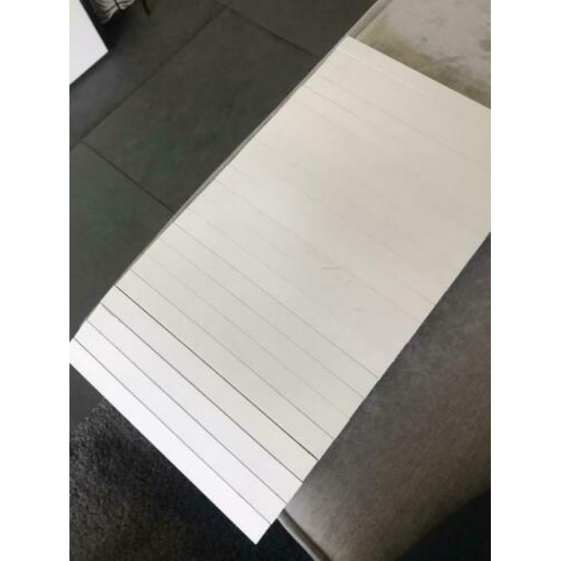Plankje voor armleuning 2x wit