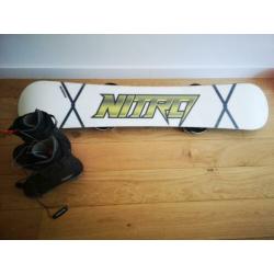 Nitro snowboard + Burton schoenen maat 44