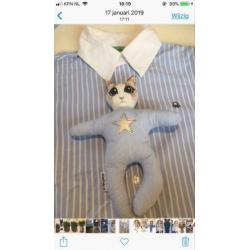 Nw Herinneringsknuffel v mooie kleding na overlijden