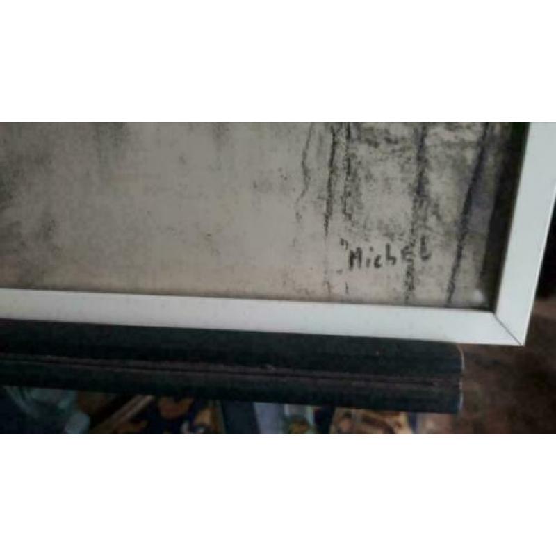 Michel van der Heijden krijttekening tekening Brabant Peel