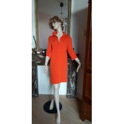 Mooie Oranje jurk van LABEL NICK.mt 42