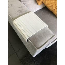 Plankje voor armleuning 2x wit