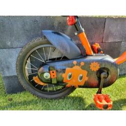 Kinderfiets Decathlon 14 inch Robot incl zijwieltjes
