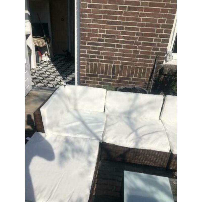 Lounge set met kussens vida xl