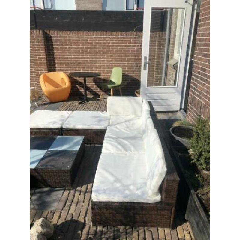 Lounge set met kussens vida xl