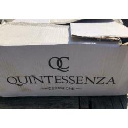 Wandtegels design Quintessenza donkergrijs in doos NIEUW