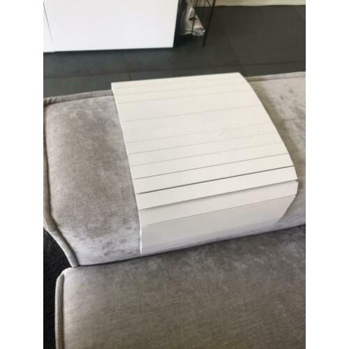 Plankje voor armleuning 2x wit