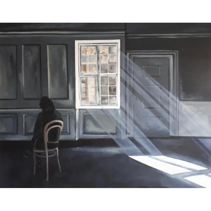 Schilderij olieverf 80x100cm kunst