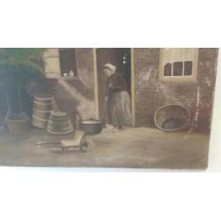 Schilderij Oosterwijk Huisje