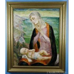 ===Prerafaëlitische madonna uit 1923==GESIGNEERD==Duits=