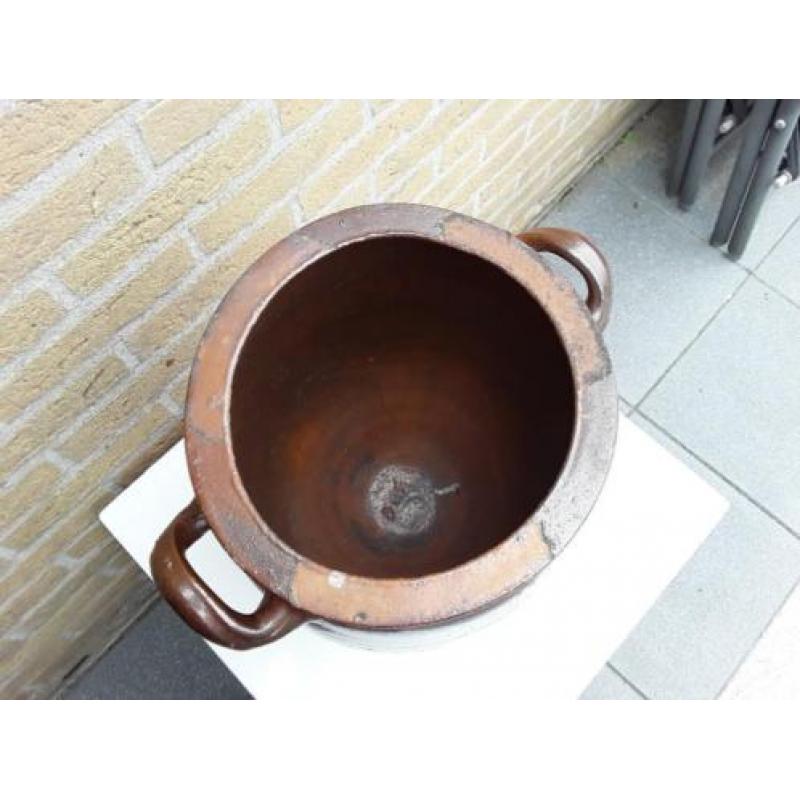 Mooie antieke keulse pot/grespot/bloempot