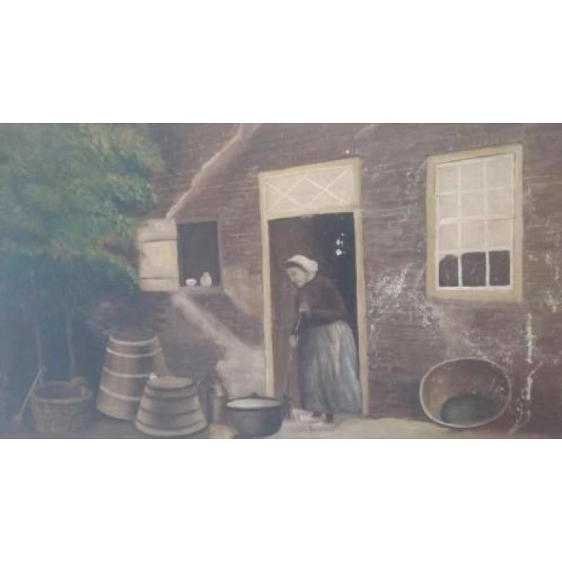 Schilderij Oosterwijk Huisje