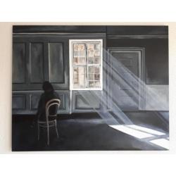 Schilderij olieverf 80x100cm kunst