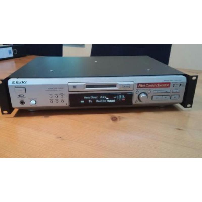 Sony Minidisc Recorder MDS-JE530 voor 19"rek
