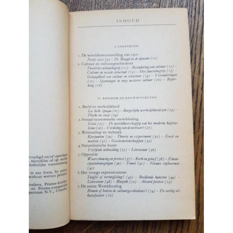 Prof. dr. P.J. Bouman - Cultuurgeschiedenis van de 20e eeuw