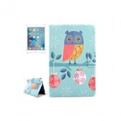 iPad mini 4 - hoes, cover, case - PU leder - uilen + Boom pr