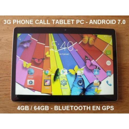 3G Phone Call Tablet PC model B801 Android 7.0 4GB / 64GB