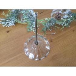 Oude glazen kerst pieken standaard