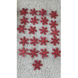 104 kerstboom ballen/versiersels incl Piek! Rood/zilver/wit