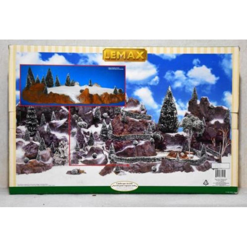 Lemax - Landscapes Accents - Village Mountain - 4 x - 1998