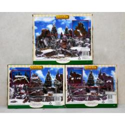 Lemax - Landscapes Accents - Village Mountain - 4 x - 1998