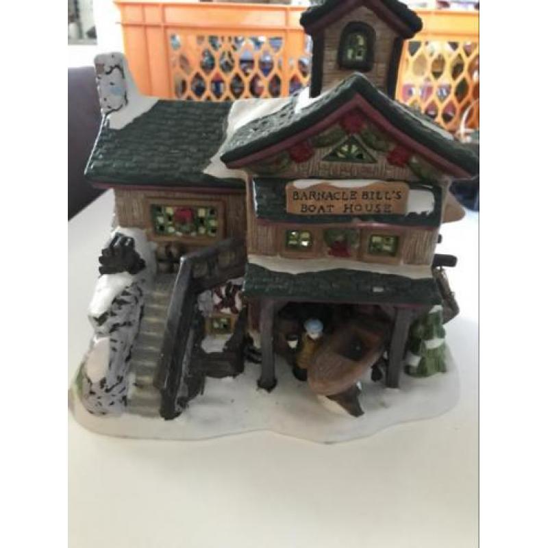 Partij kerst spullen en huisjes
