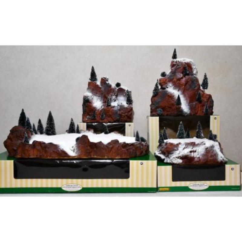 Lemax - Landscapes Accents - Village Mountain - 4 x - 1998