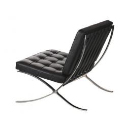 Barcelona Chair Zwart Leer, Probeer Thuis Met Proefplaatsing