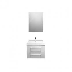 Saniclass Rome badmeubel met spiegel 58cm wit
